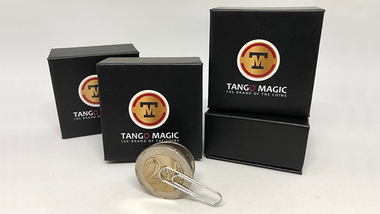 Magnetic Flipper Coin (2 Euro) by Tango- Trick (E0034)