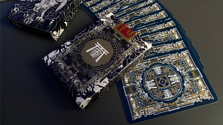 Sumi Kitsune Myth Maker (Blue) Playing Cards by Card Experiment
