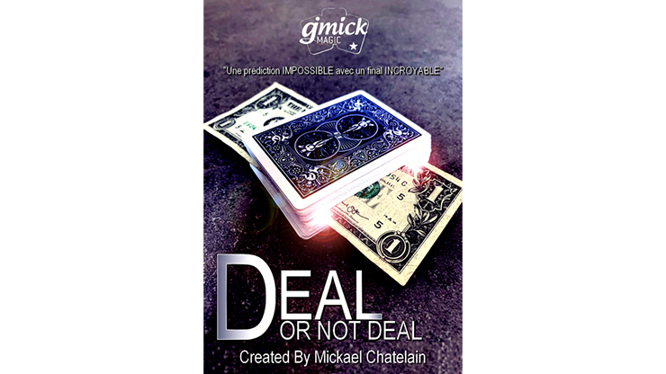 DEAL OR NOT DEAL Red (Gimmick and Online Instructions) by Mickael Chatelain - Trick