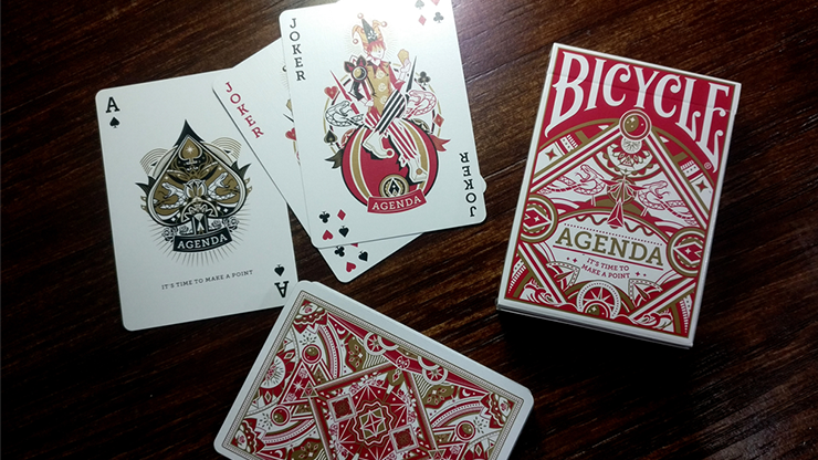 Agenda Red Basic Edition Playing Cards