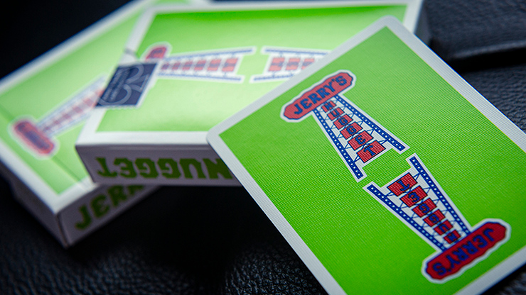 Vintage Feel Jerry's Nuggets (Green) Playing Cards