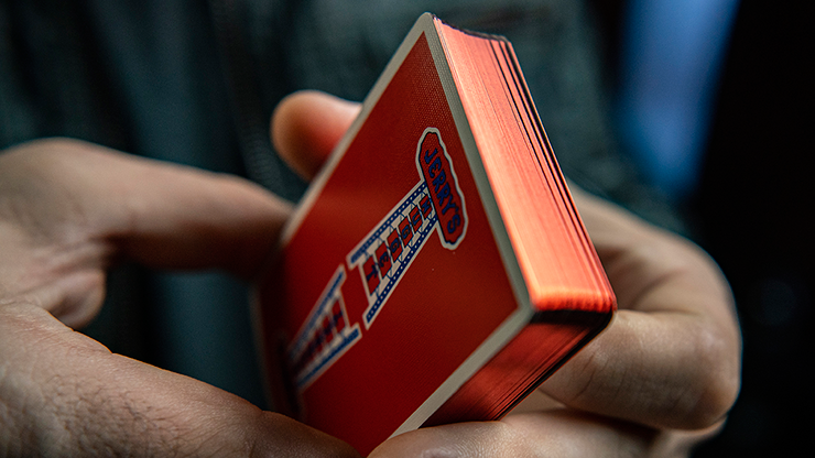 Gilded Vintage Feel Jerry's Nuggets (Red) Playing Cards