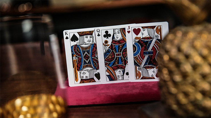 Luxury Sword T (Red) Playing Cards by TCC