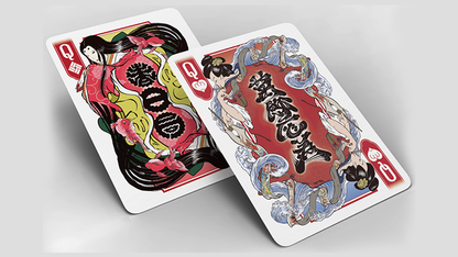Edo Karuta (Red) Playing Cards