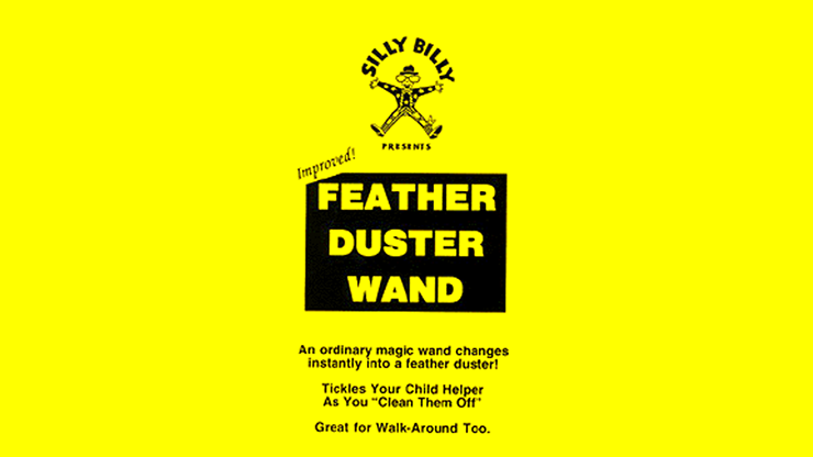 Feather Duster Wand (YELLOW)- Silly Billy
