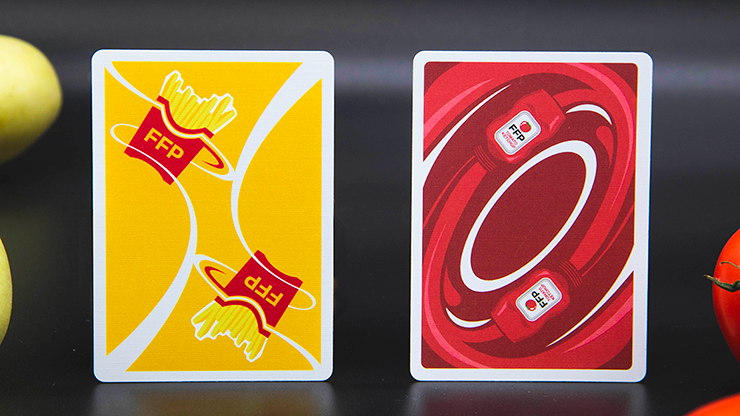 Ketchup and Fries Combo (1/2 Brick) Playing Cards by Fast Food Playing Cards