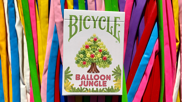 Gilded Bicycle Balloon Jungle Playing Cards