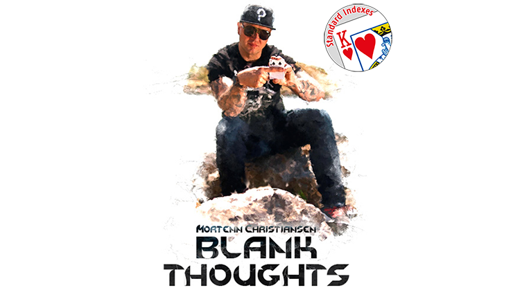 Blank Thoughts Standard Index (Gimmicks and Online Instructions) by Mortenn Christian - Trick