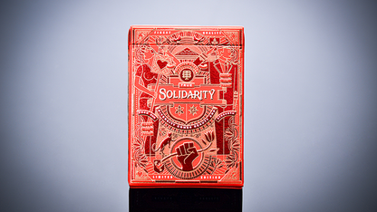 Solidarity (Loving Red) Playing Cards By Riffle Shuffle