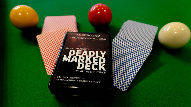 DEADLY MARKED DECK RED BEE (Gimmicks and Online Instructions) by MagicWorld - Trick