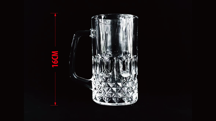 SELF EXPLODING BEER GLASS (16cm) by Wance - Trick