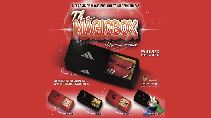 MAGIC BOX BLACK Medium by George Iglesias and Twister Magic - Trick