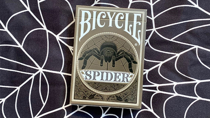 Gilded Bicycle Spider (Green) Playing Cards