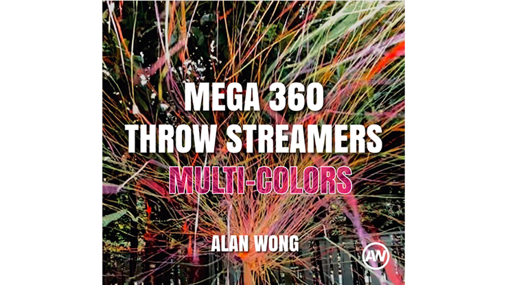 MEGA 360 Throw Streamers MULTI COLOR by Alan Wong - Trick