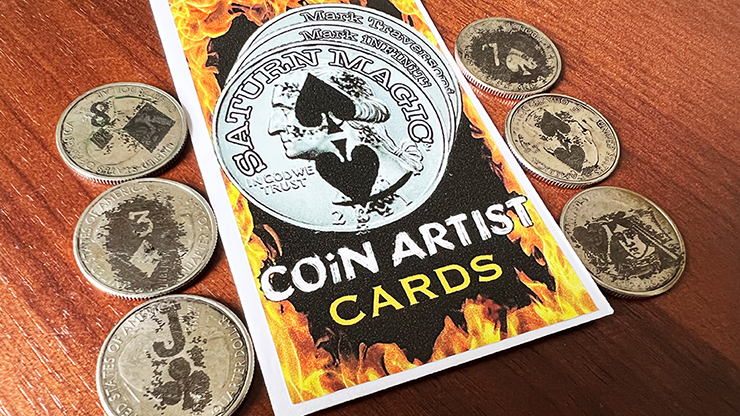 COiN ARTIST Quarter Card Pack (6 coins per pack) by Mark Traversoni and iNFiNiTi
