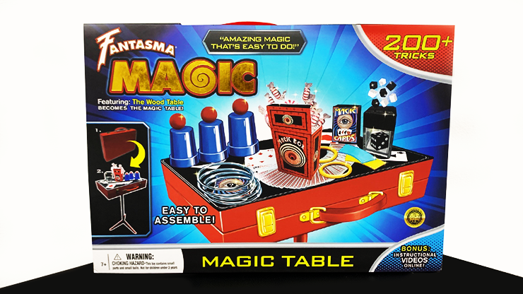 NEW WOODEN TABLE MAGIC SHOW by Fantasma Magic - Trick