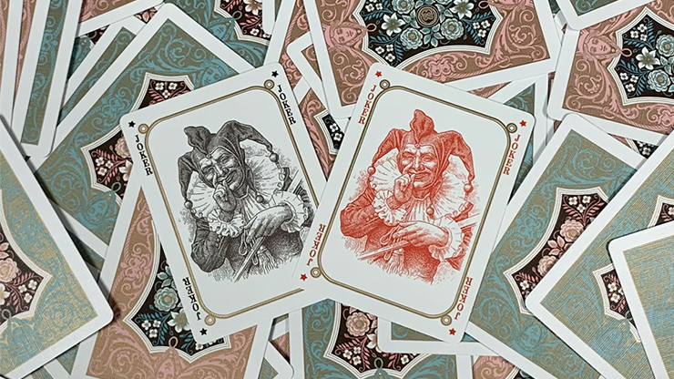 Four Continents (Blue) Playing Cards