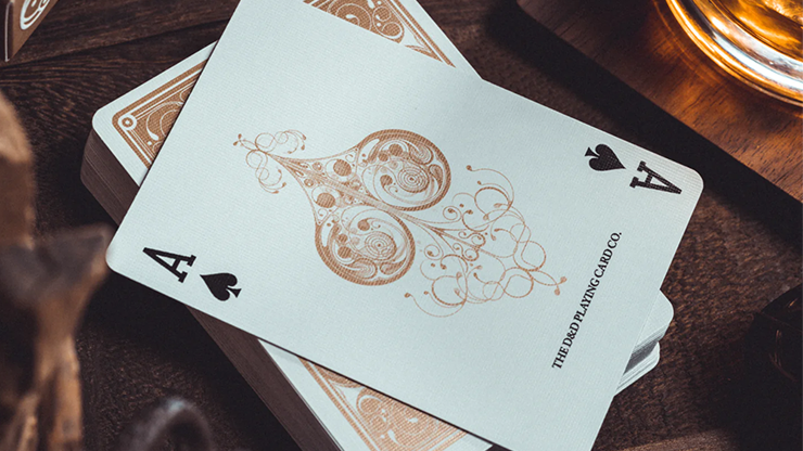 Smoke & Mirrors V8, Gold (Standard) Edition Playing Cards by Dan & Dave