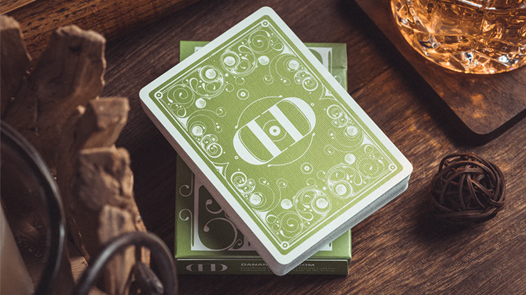 Smoke & Mirrors V8, Green (Deluxe) Edition Playing Cards by Dan & Dave