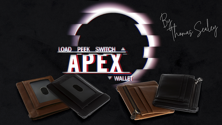 Apex Wallet Brown (Gimmick and Online instructions) by Thomas Sealey - Trick