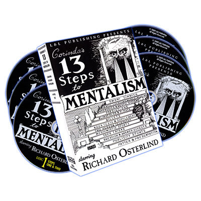 13 Steps To Mentalism (6 DVDs) by Richard Osterlind - DVD